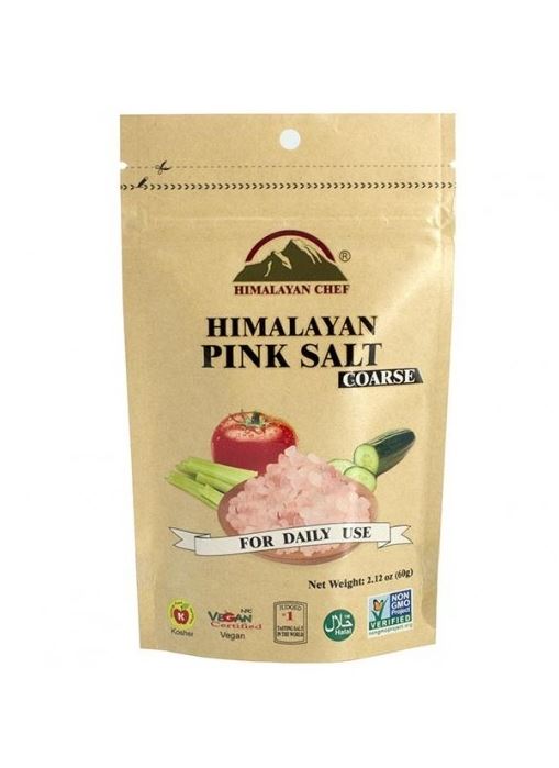 2.2 lb Bag Coarse Grind Gourmet Himalayan Pink Salt 